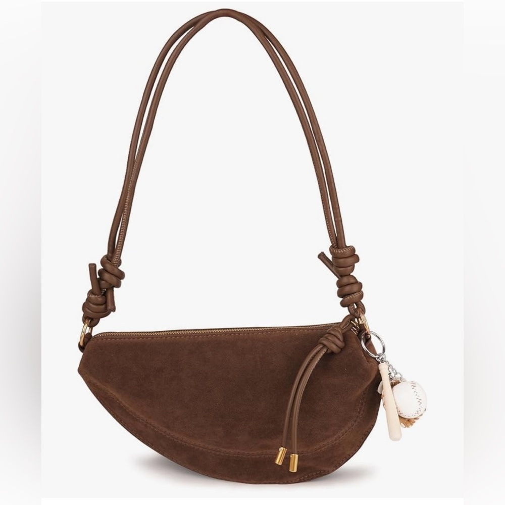 Amazon Hobo Crossbody Purse Faux Suede